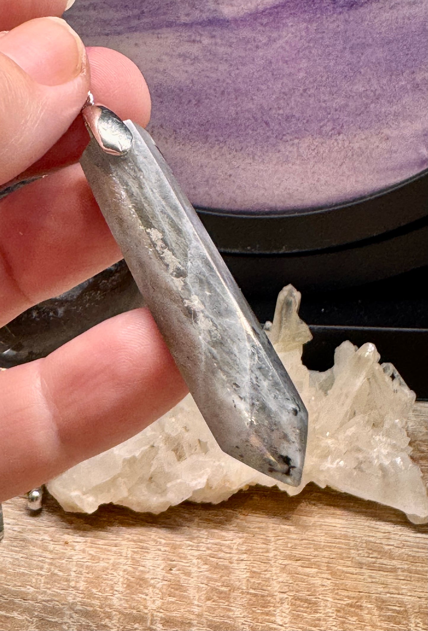 Pointe de labradorite