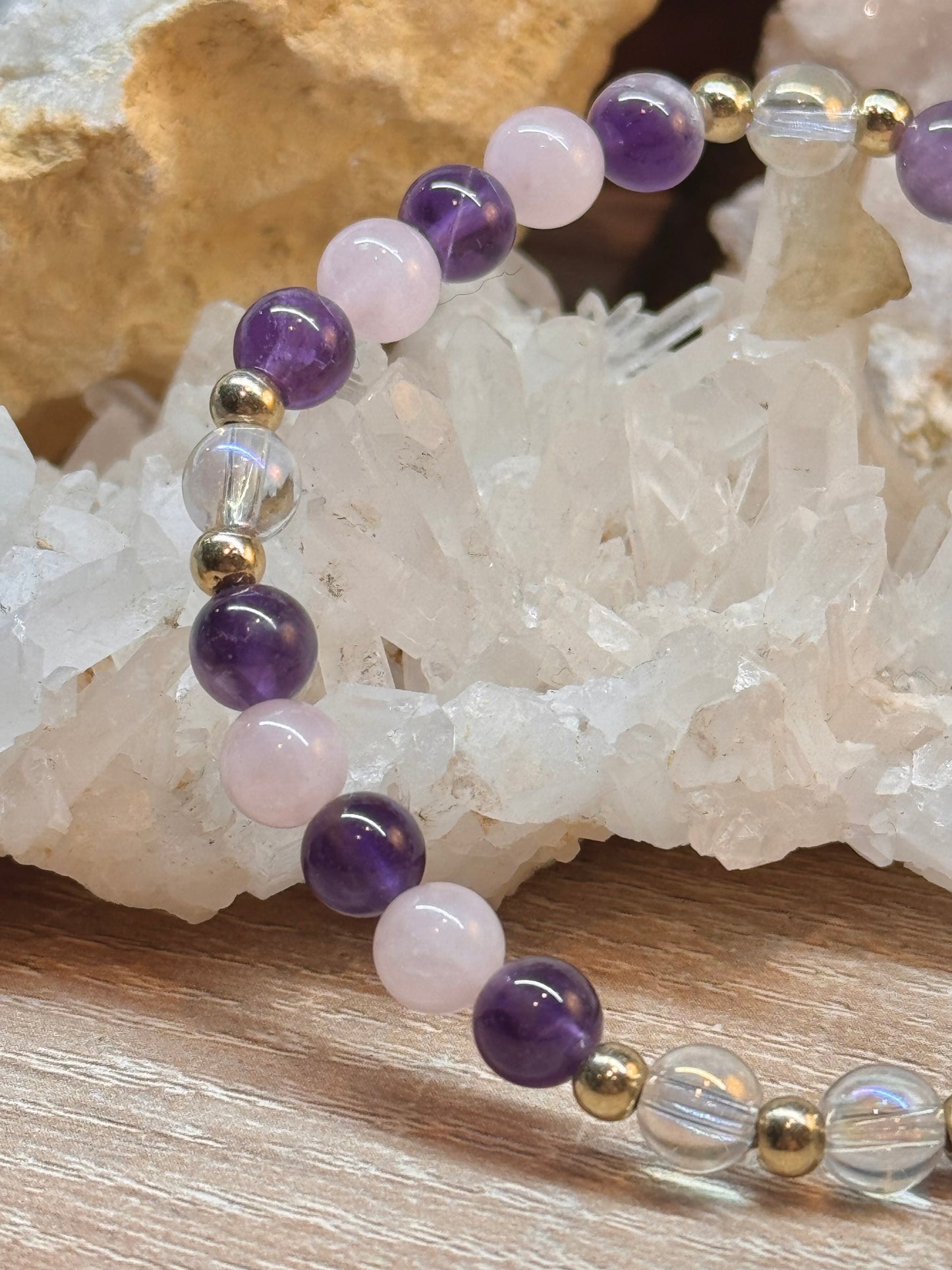 Bracelet "Amour Inconditionnel, Paix et Tranquillité"