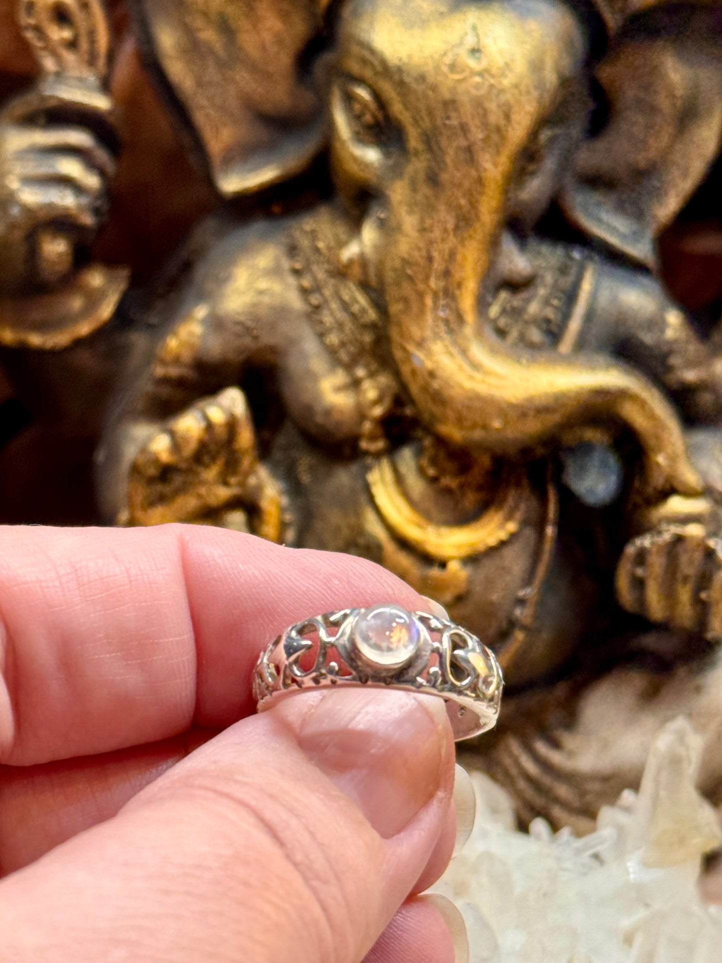 Bague Pierre de lune T54
