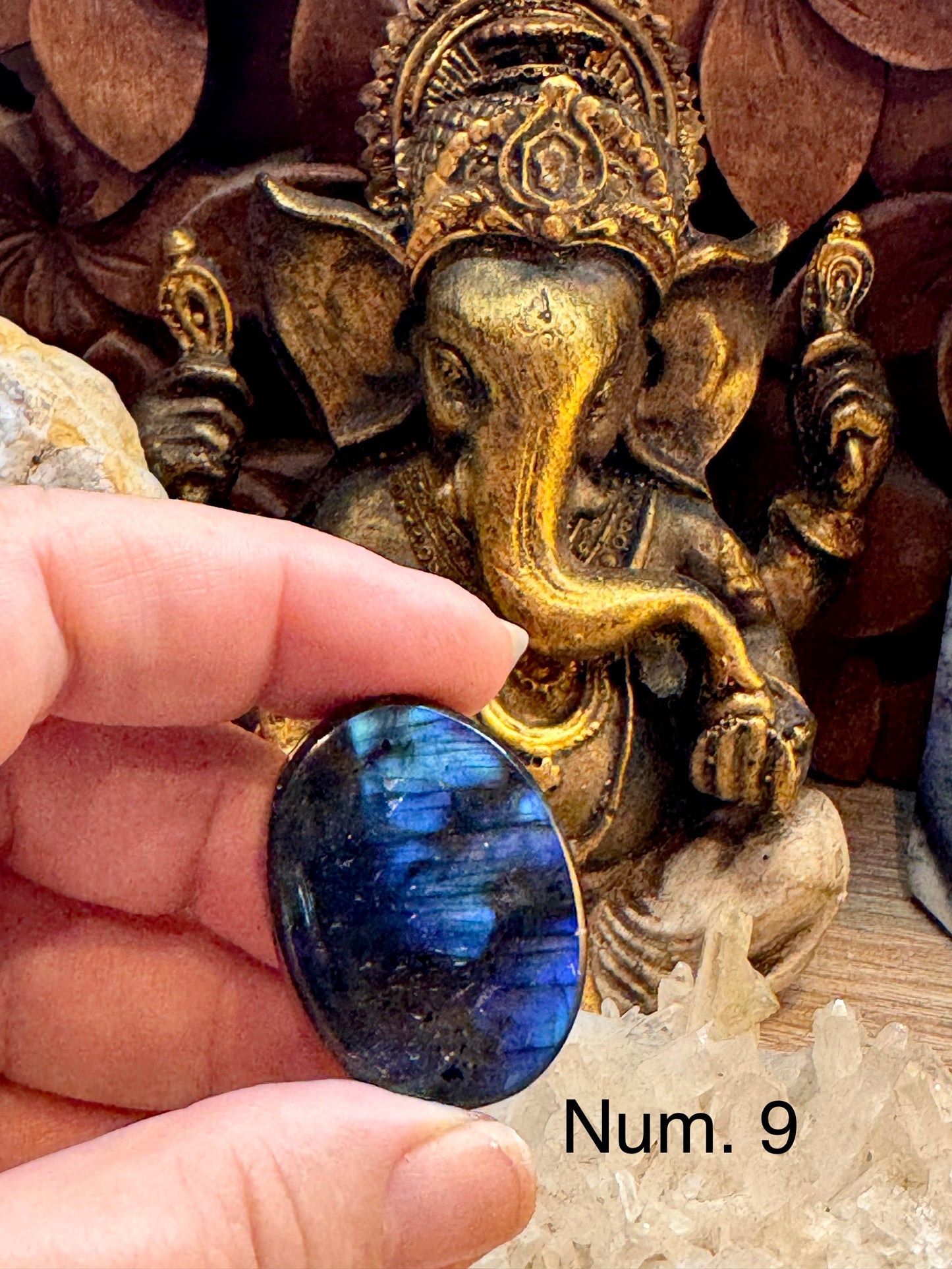 Galet de Labradorite