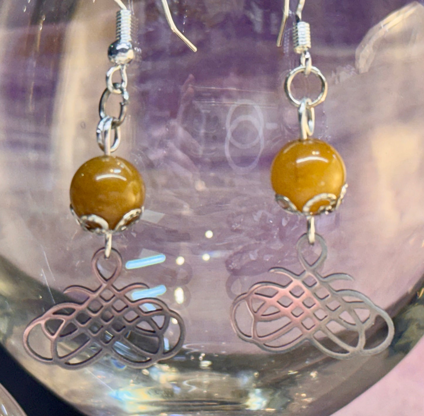 Boucles d’oreilles Aventurine Jaune