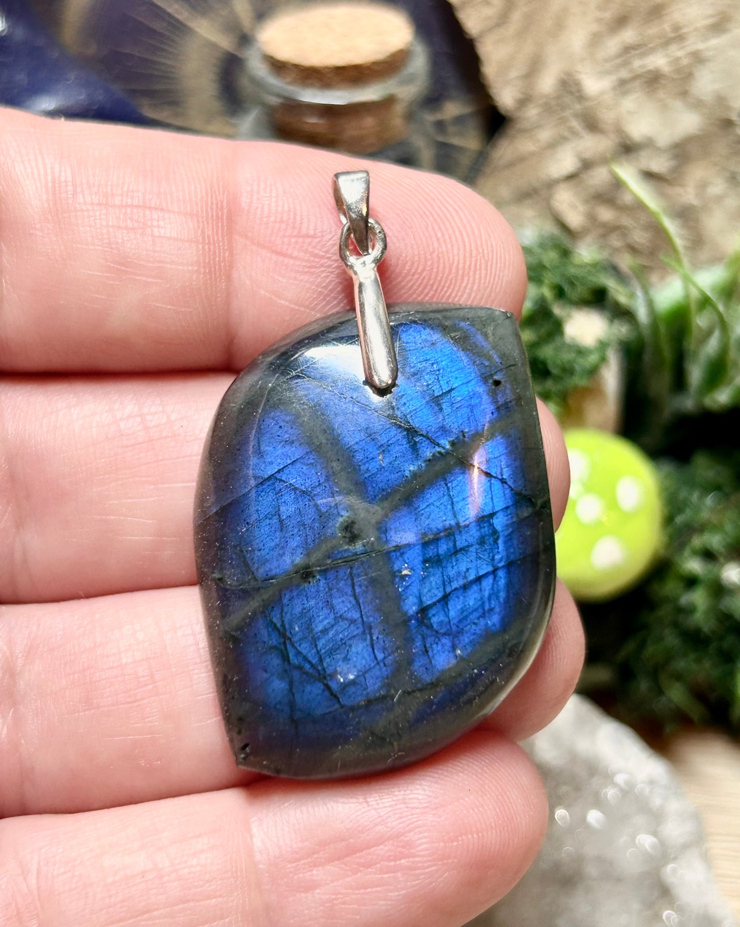 Pendentif en labradorite
