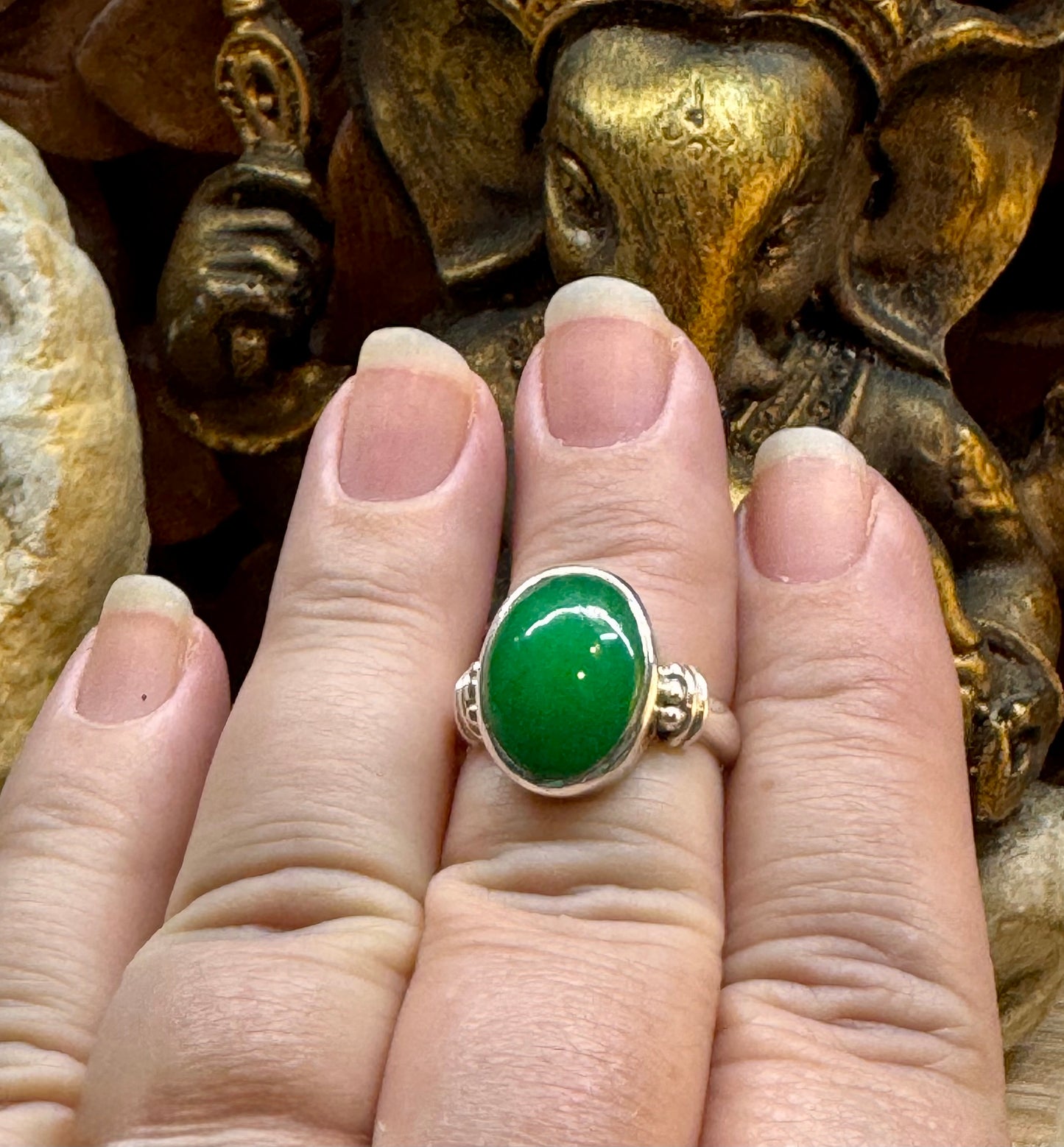 Bague de jade
