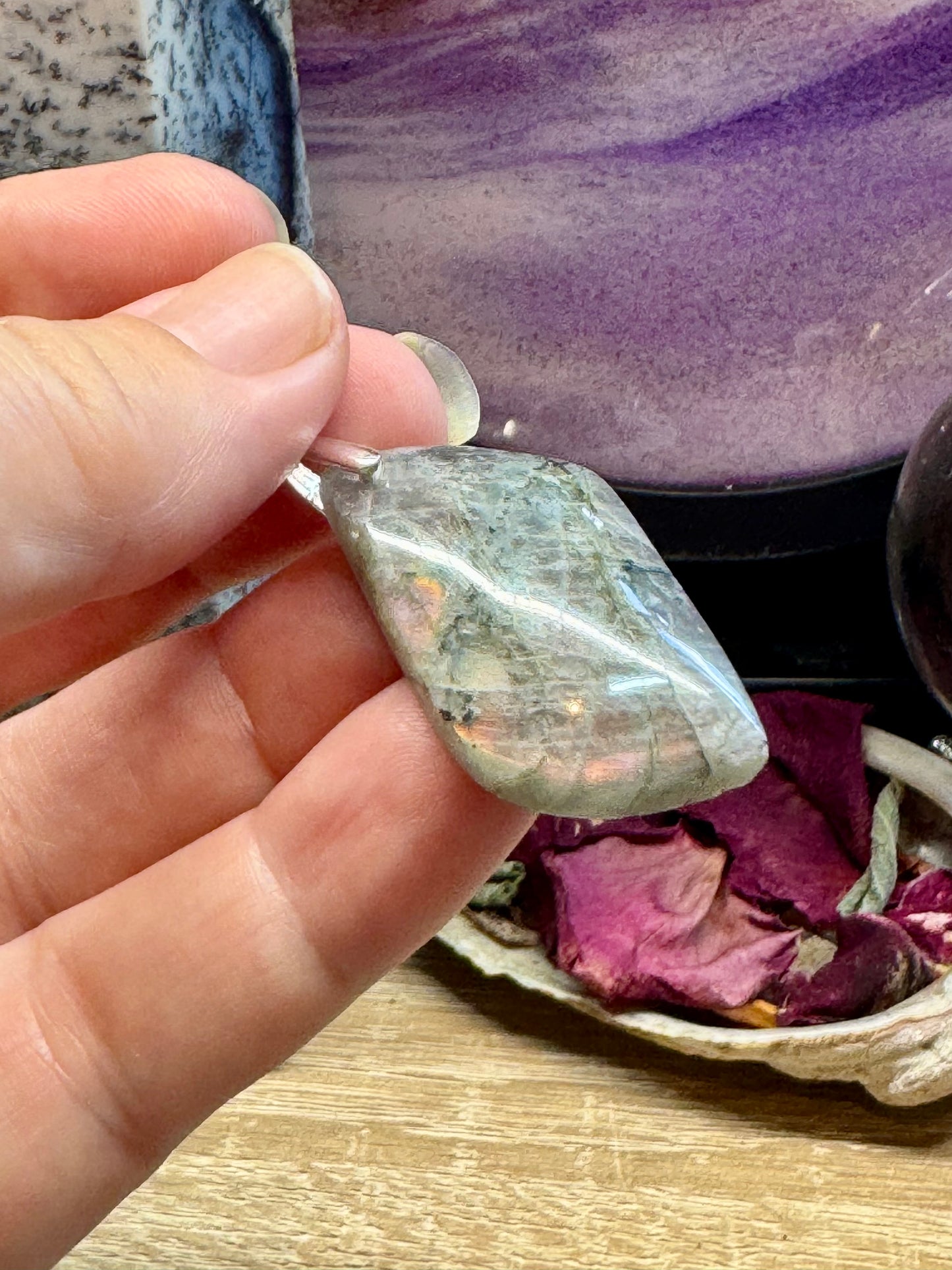 Pendentif en Labradorite