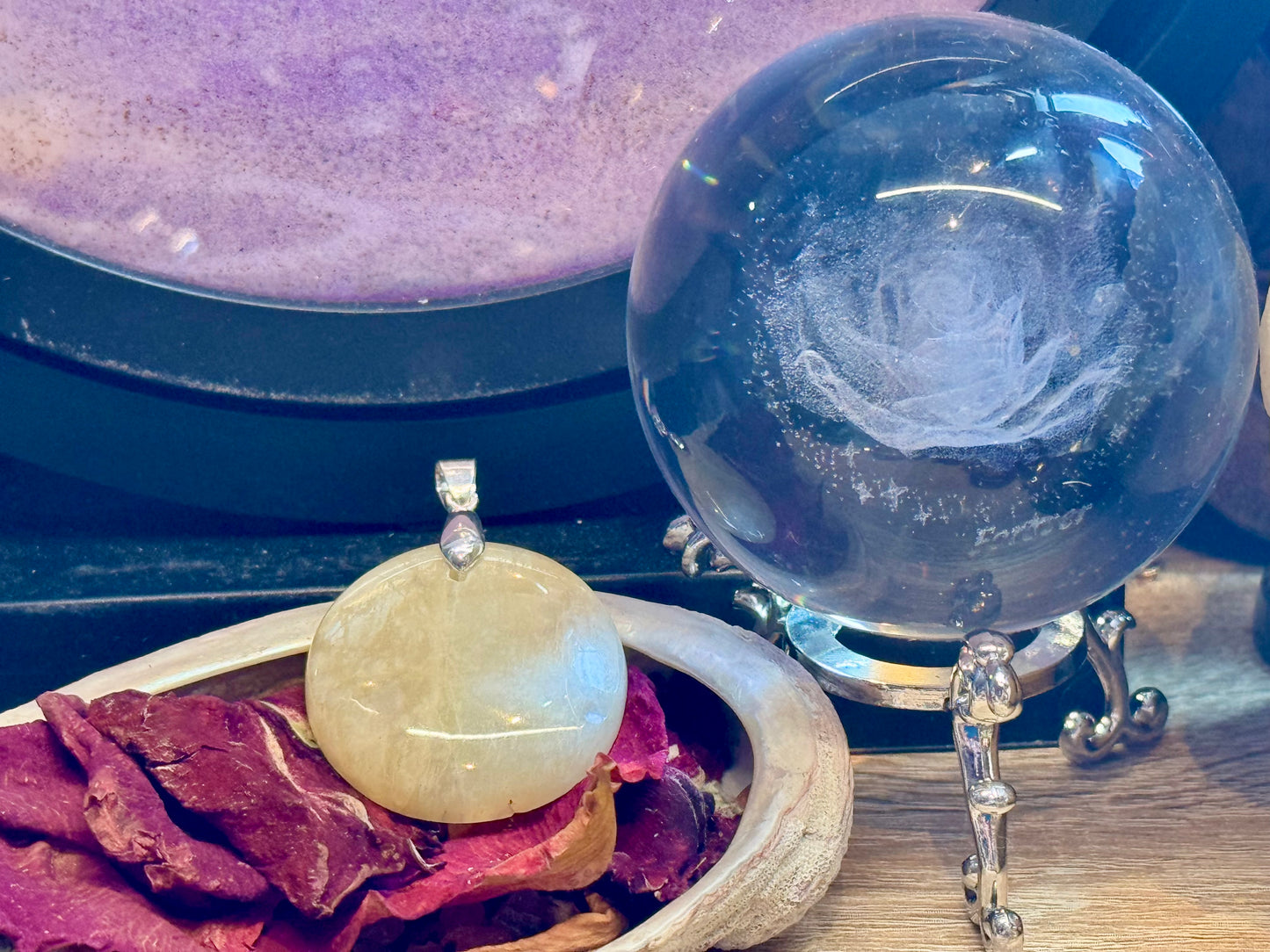 Pendentif de Pierre de Lune