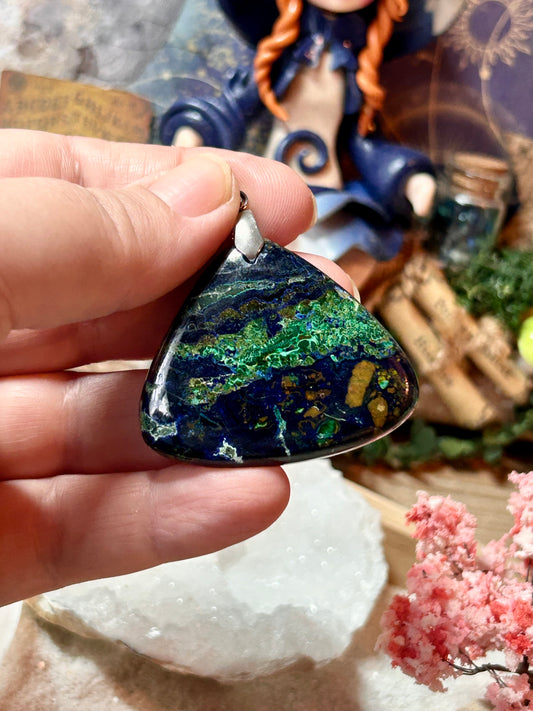 Pendentif d’azurite