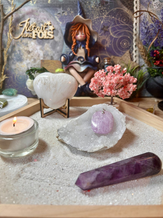 Pendentif de kunzite