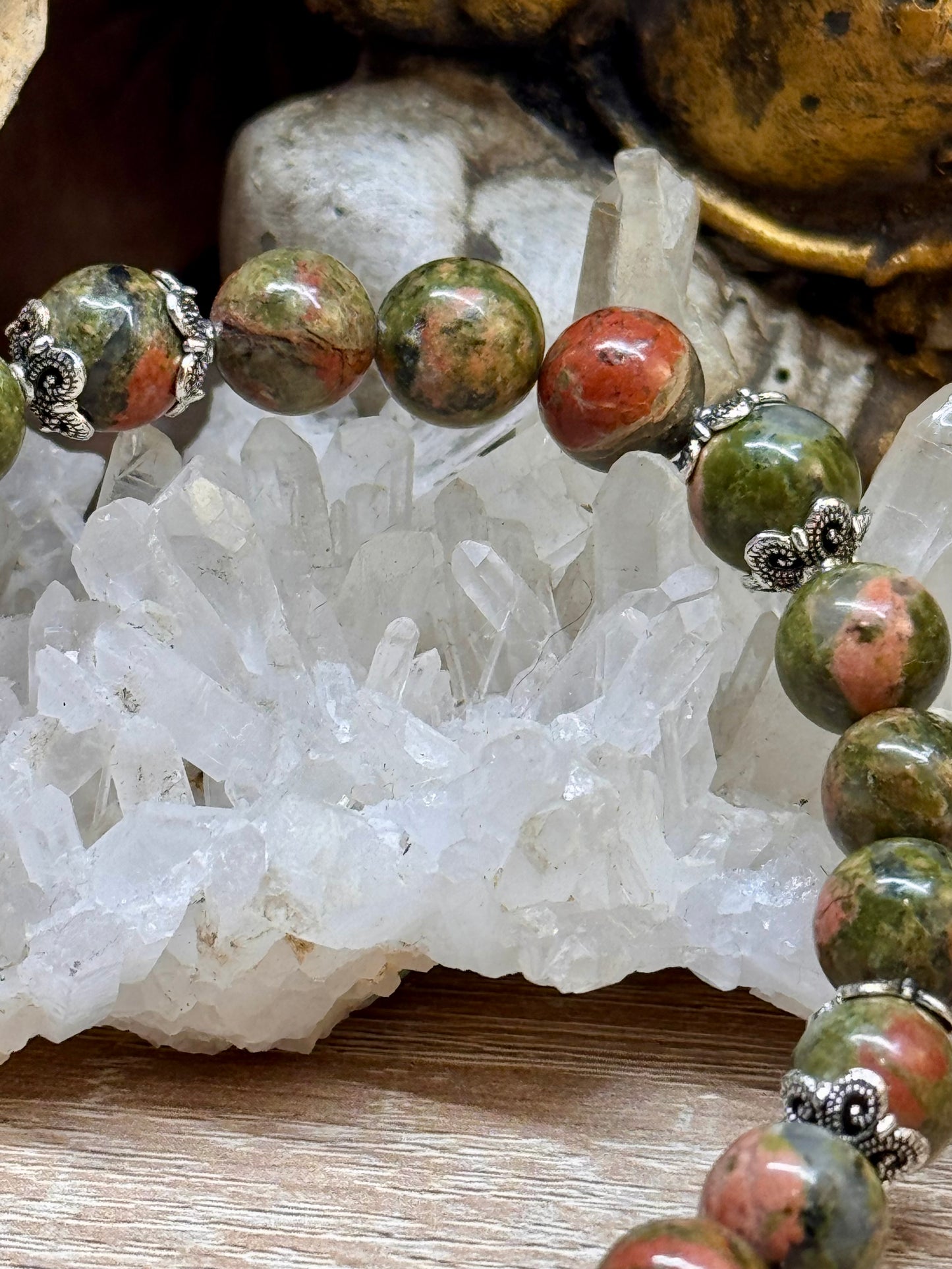 Bracelet Unakite "Équilibre et Calme"