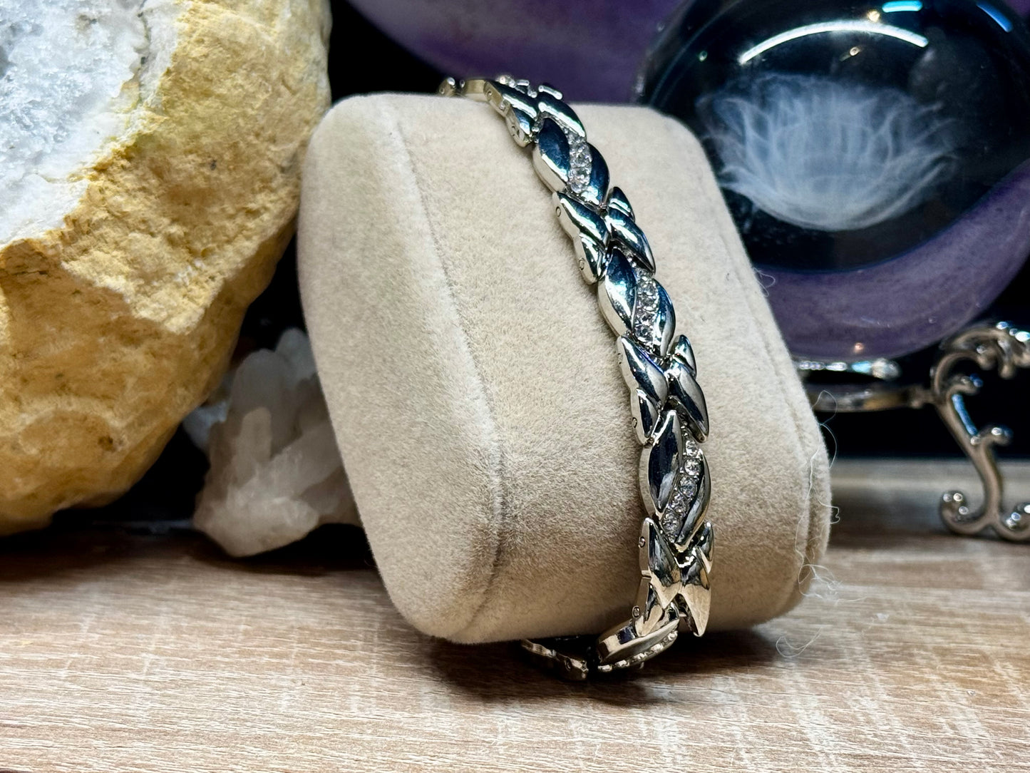 Bracelet magnétique en acier inoxydable