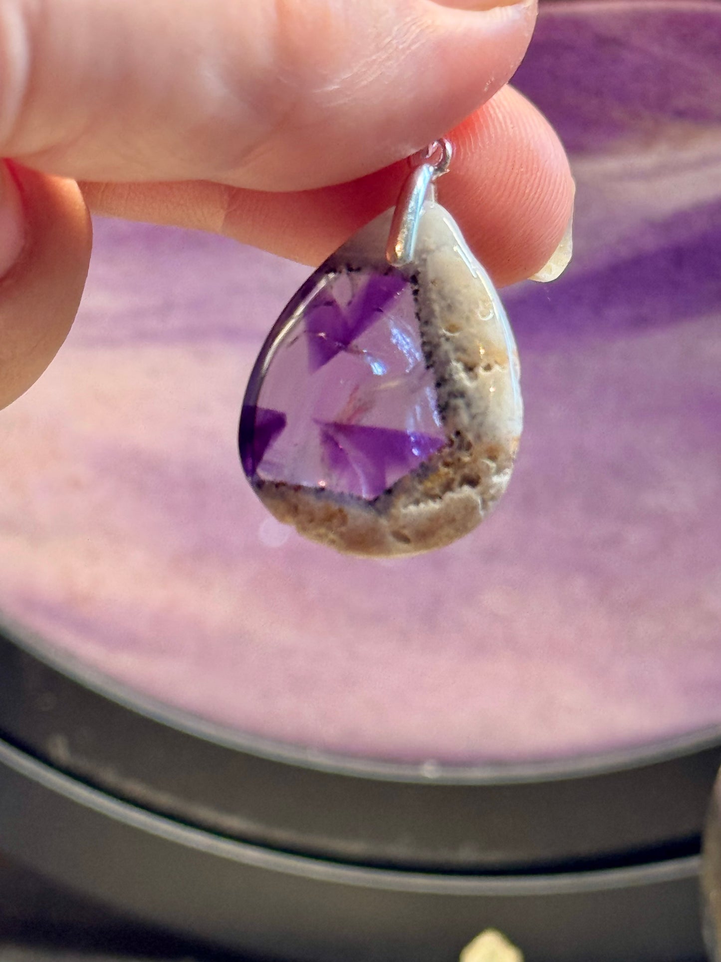 Pendentif d’améthyste