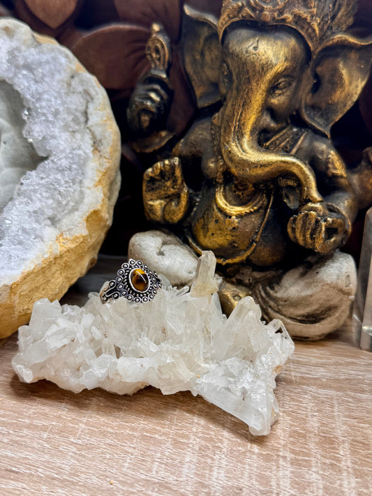 Bague Oeil de tigre T57