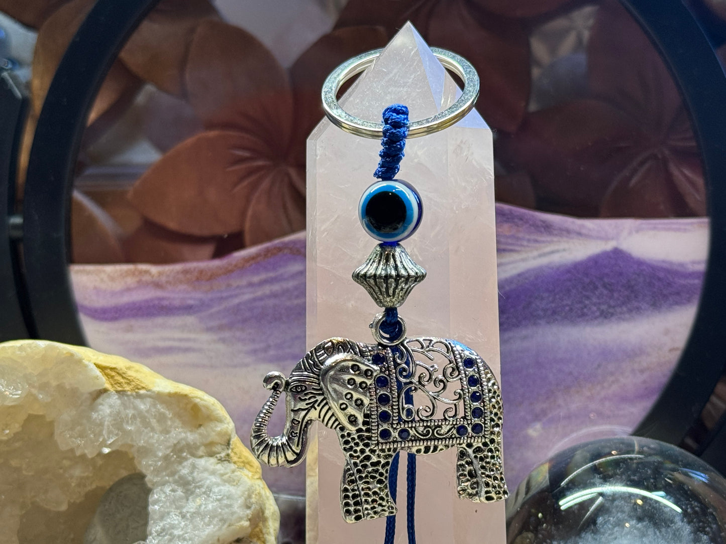 Porte-clé Éléphant et Oeil