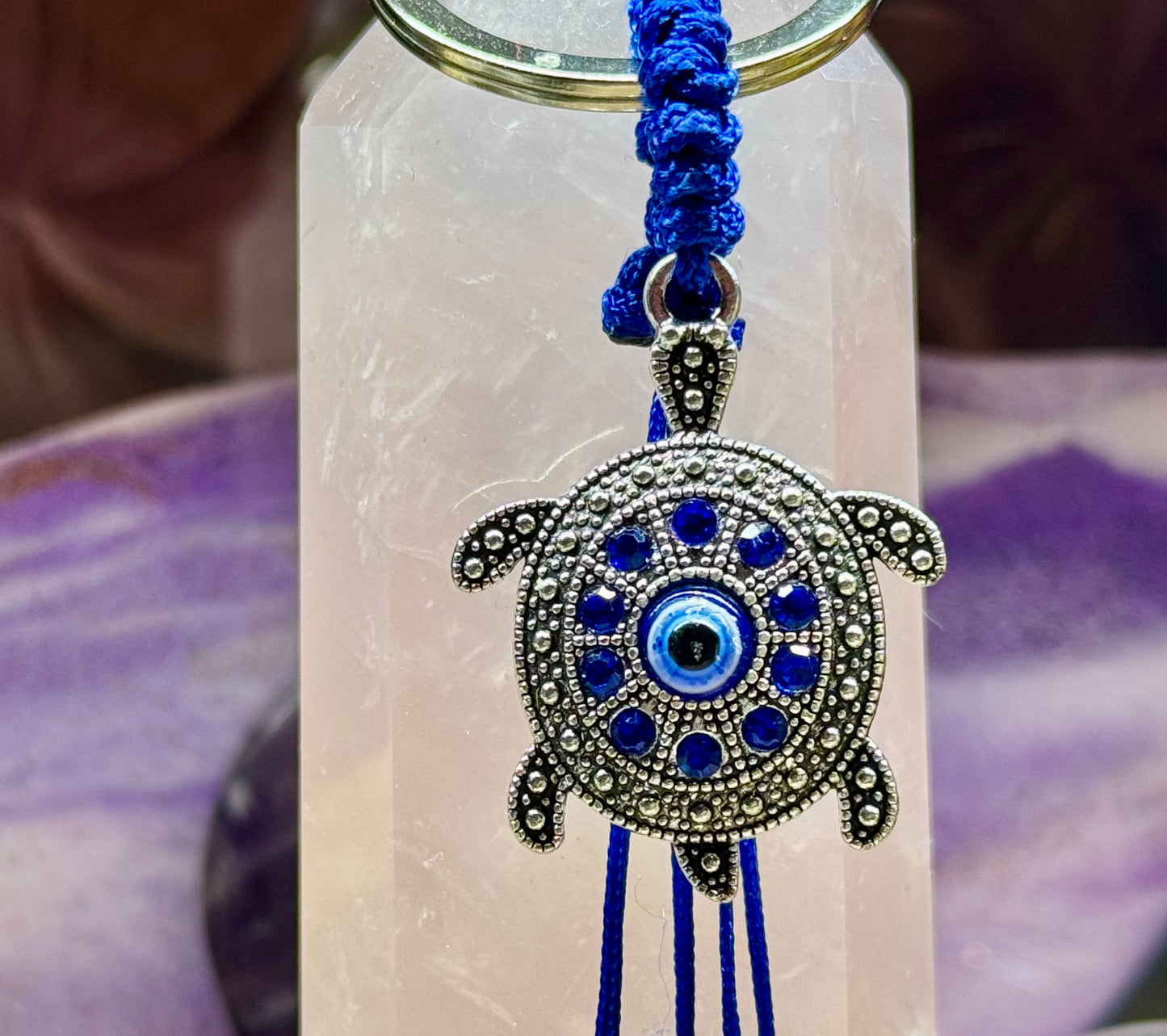 Porte-clé Tortue et Oeil de Nazar