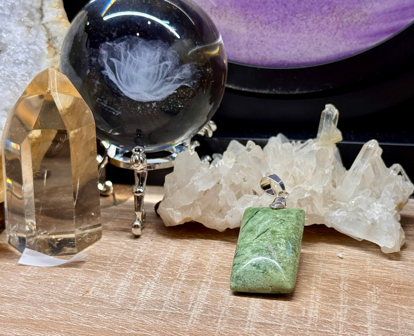 Pendentif de serpentine