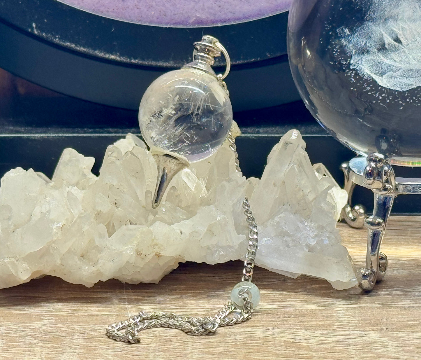 Pendule sphérique Séphoroton en Cristal de roche