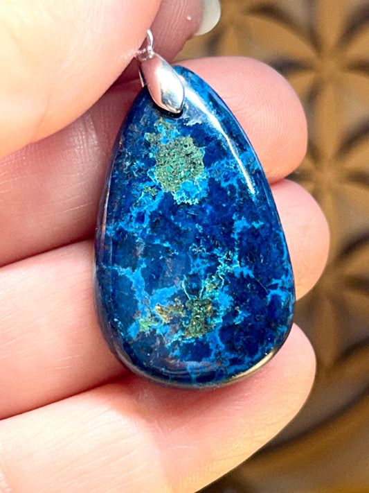 Pendentif d’azurite