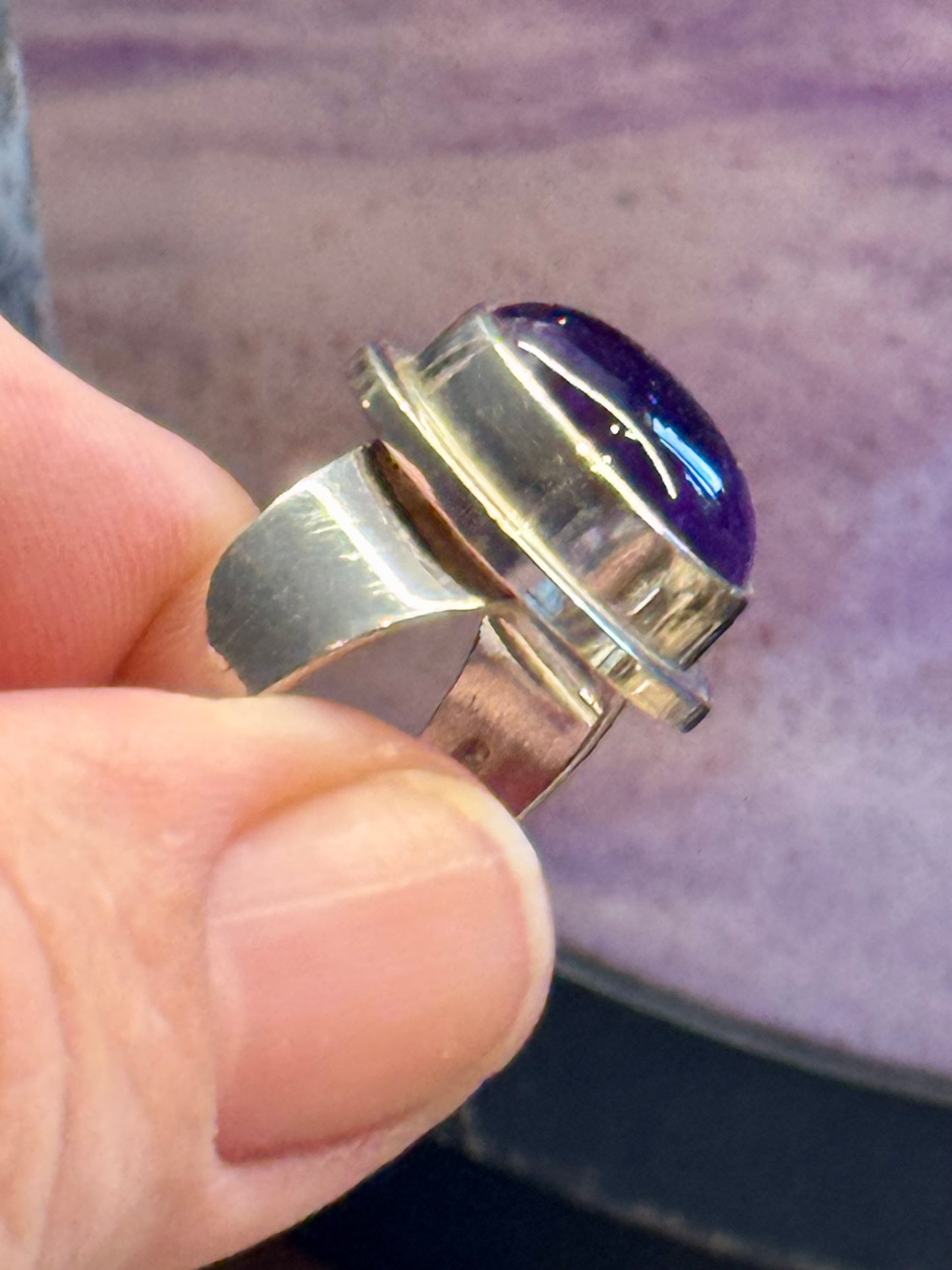 Bague en Améthyste T55
