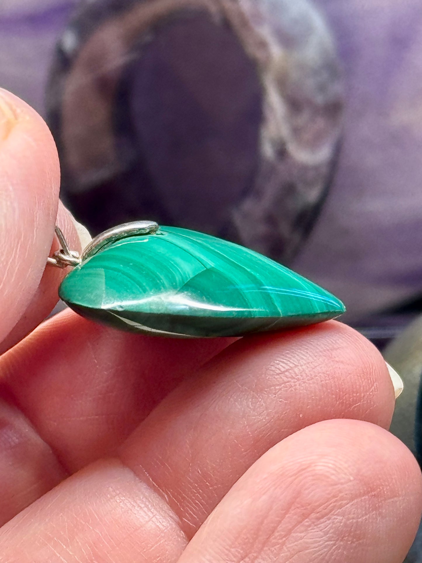 Pendentif de Malachite