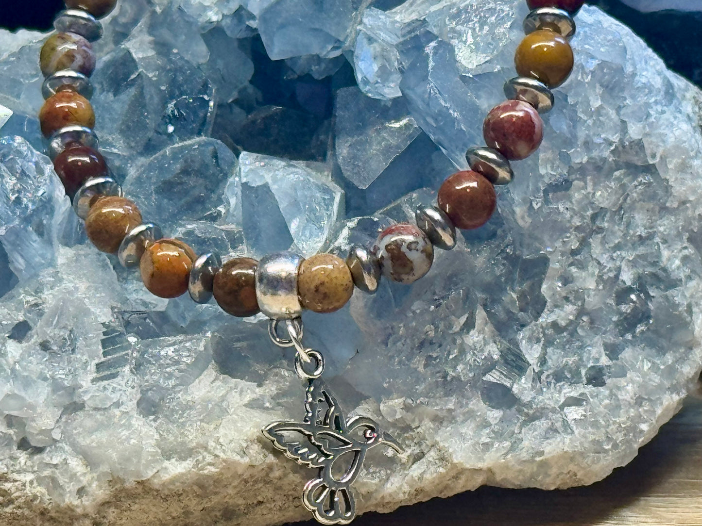 Bracelet "sel-control, sérénité et patience"