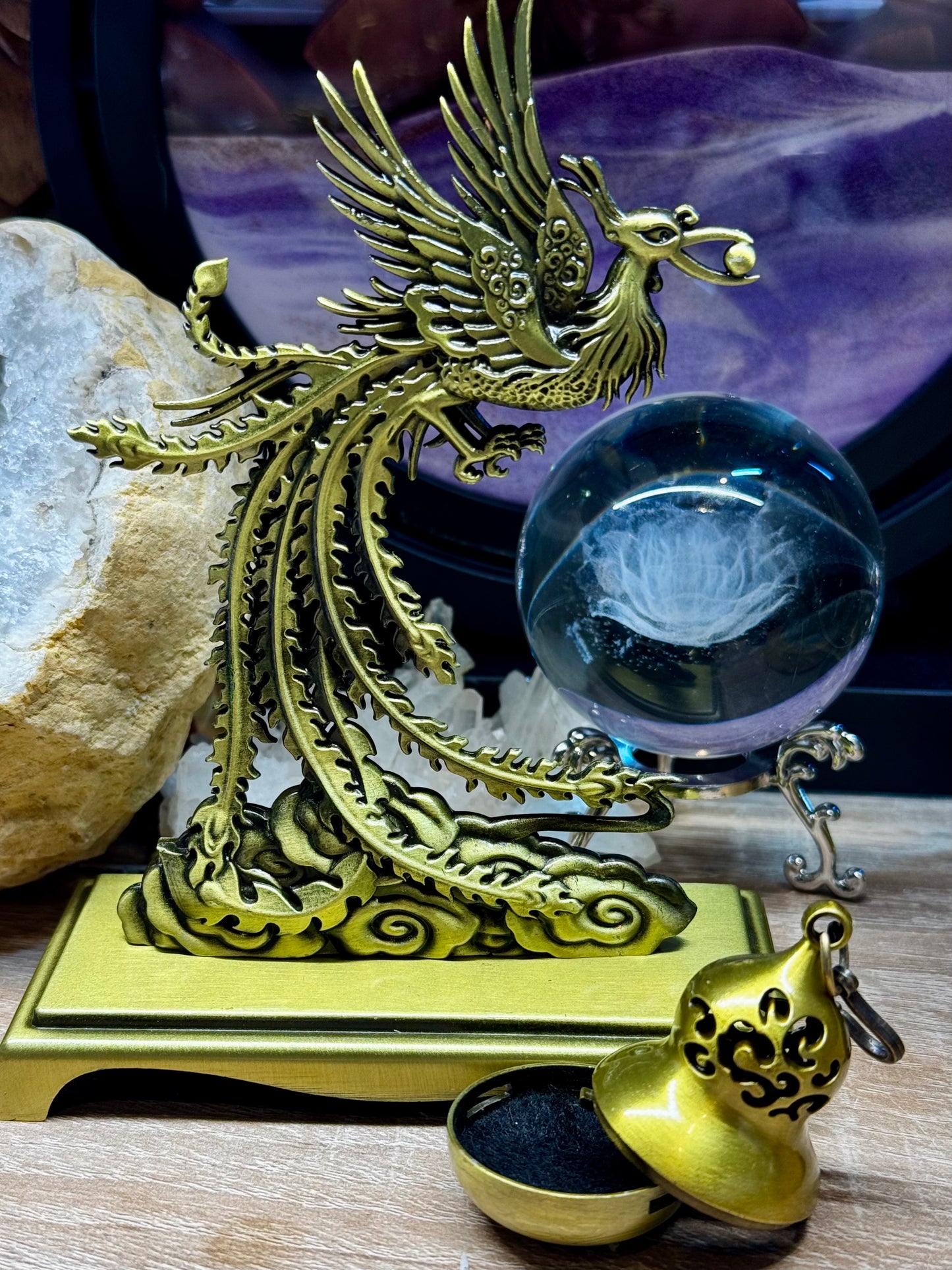 Porte encens Phoenix