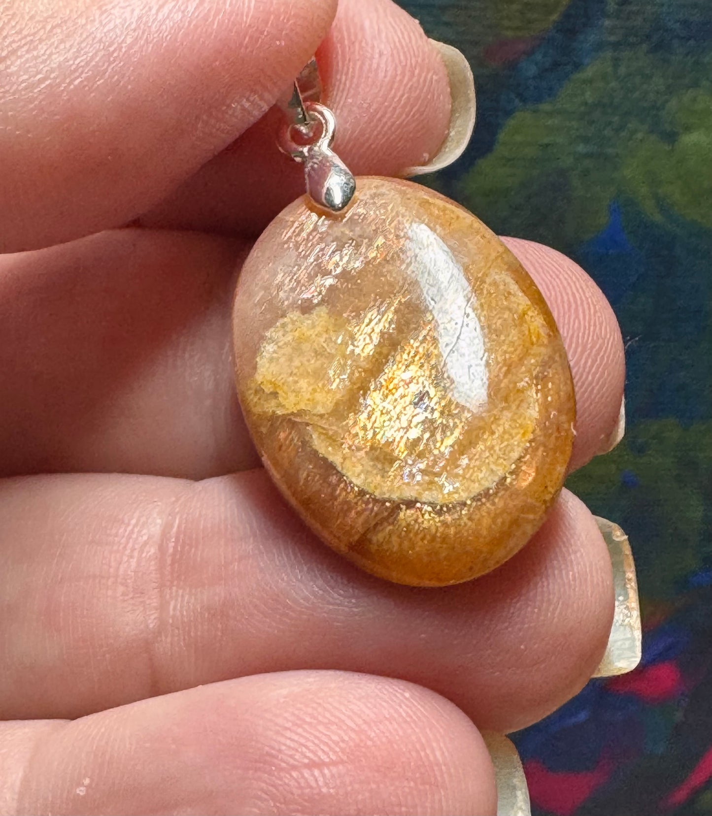 Pendentif de pierre de soleil