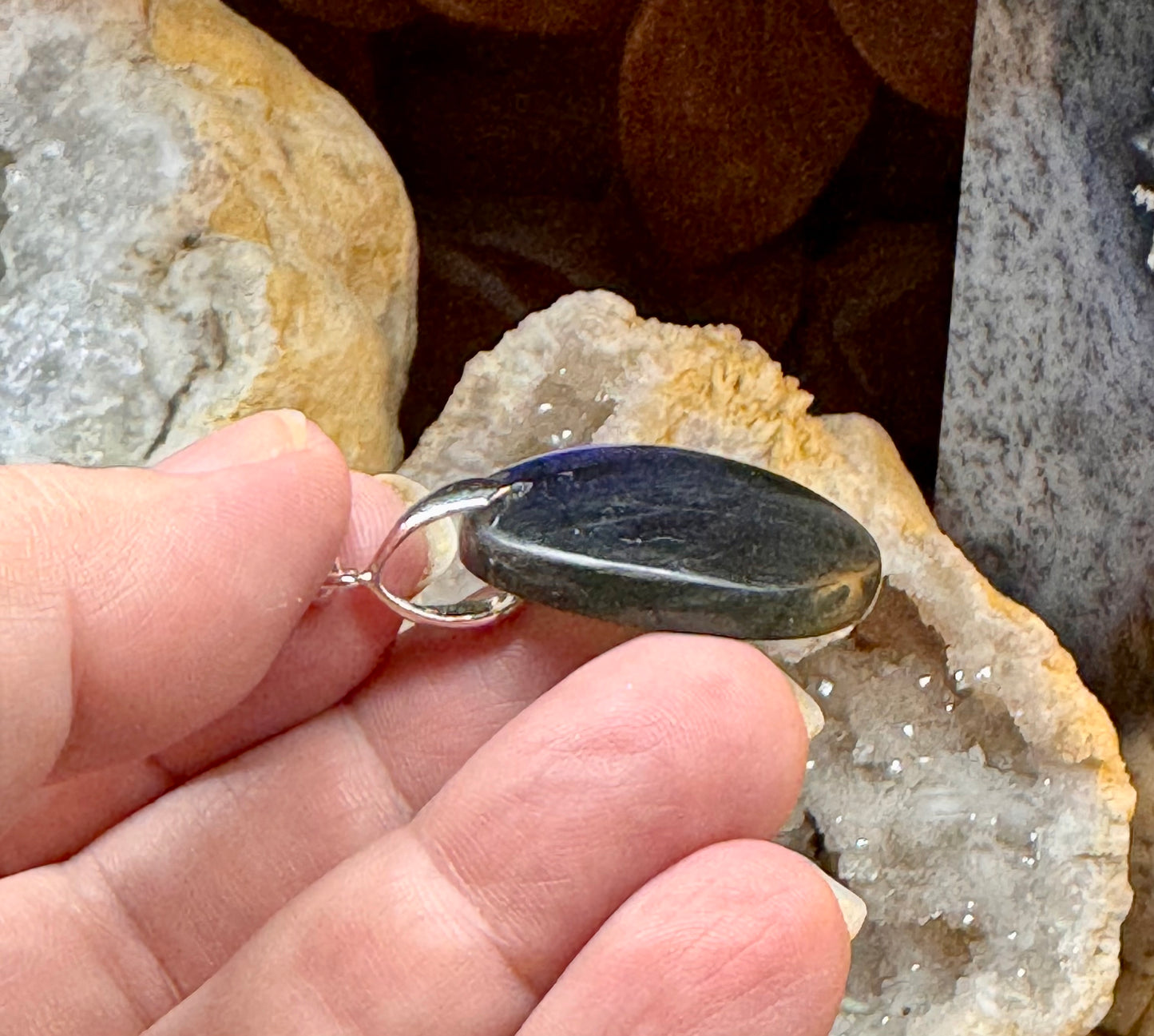 Pendentif de labradorite