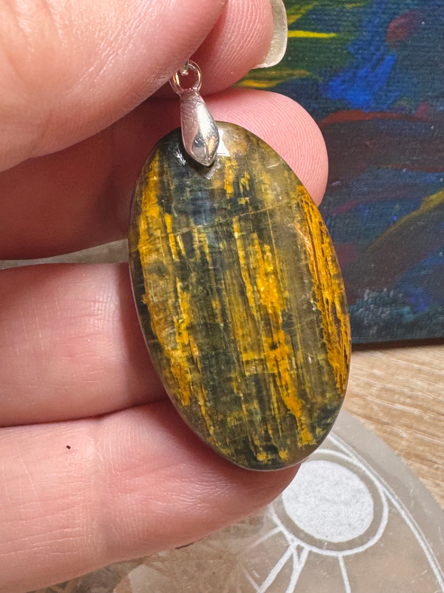 Pendentif d’œil de tigre