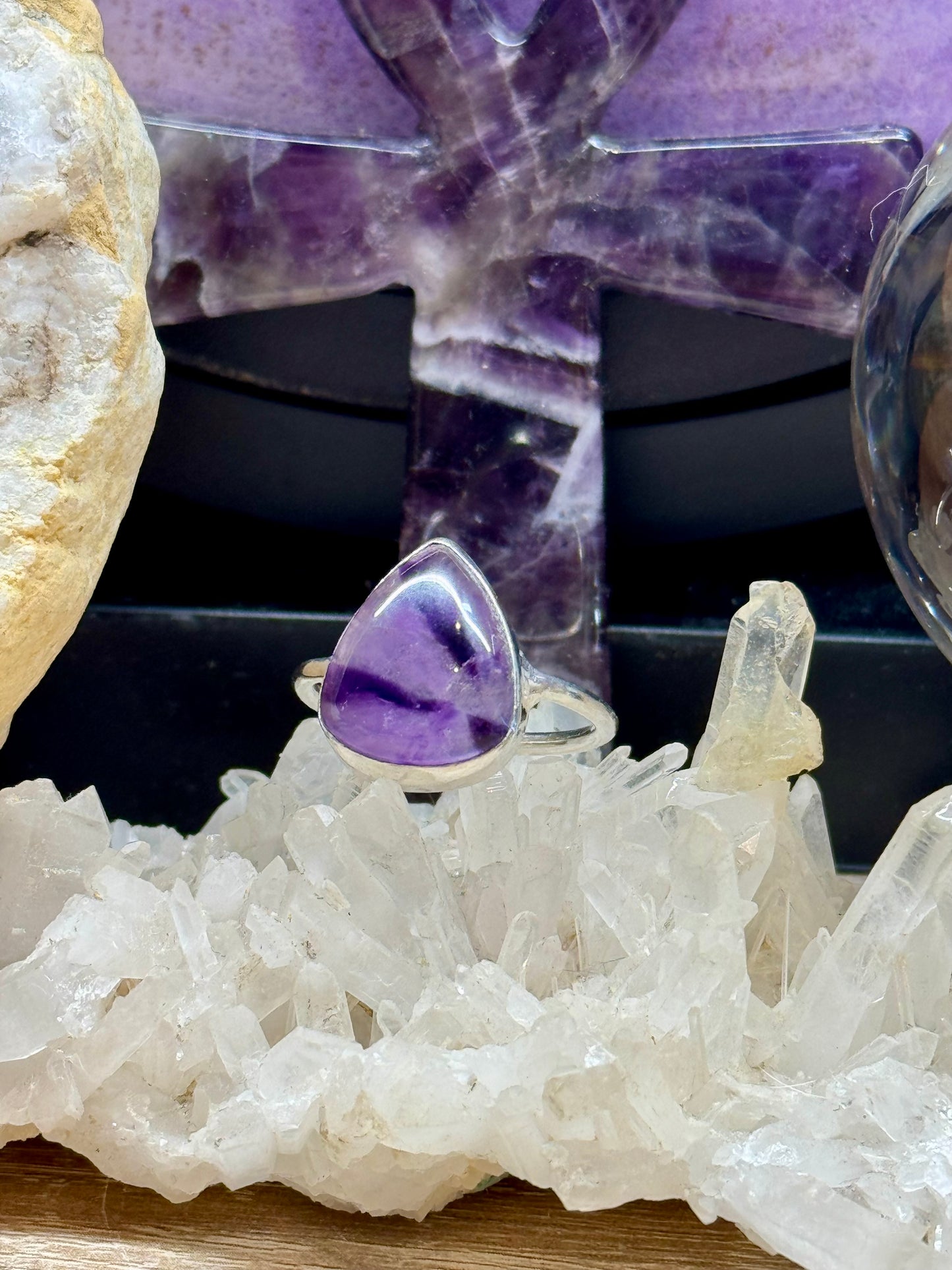 Bague Améthyste en argent