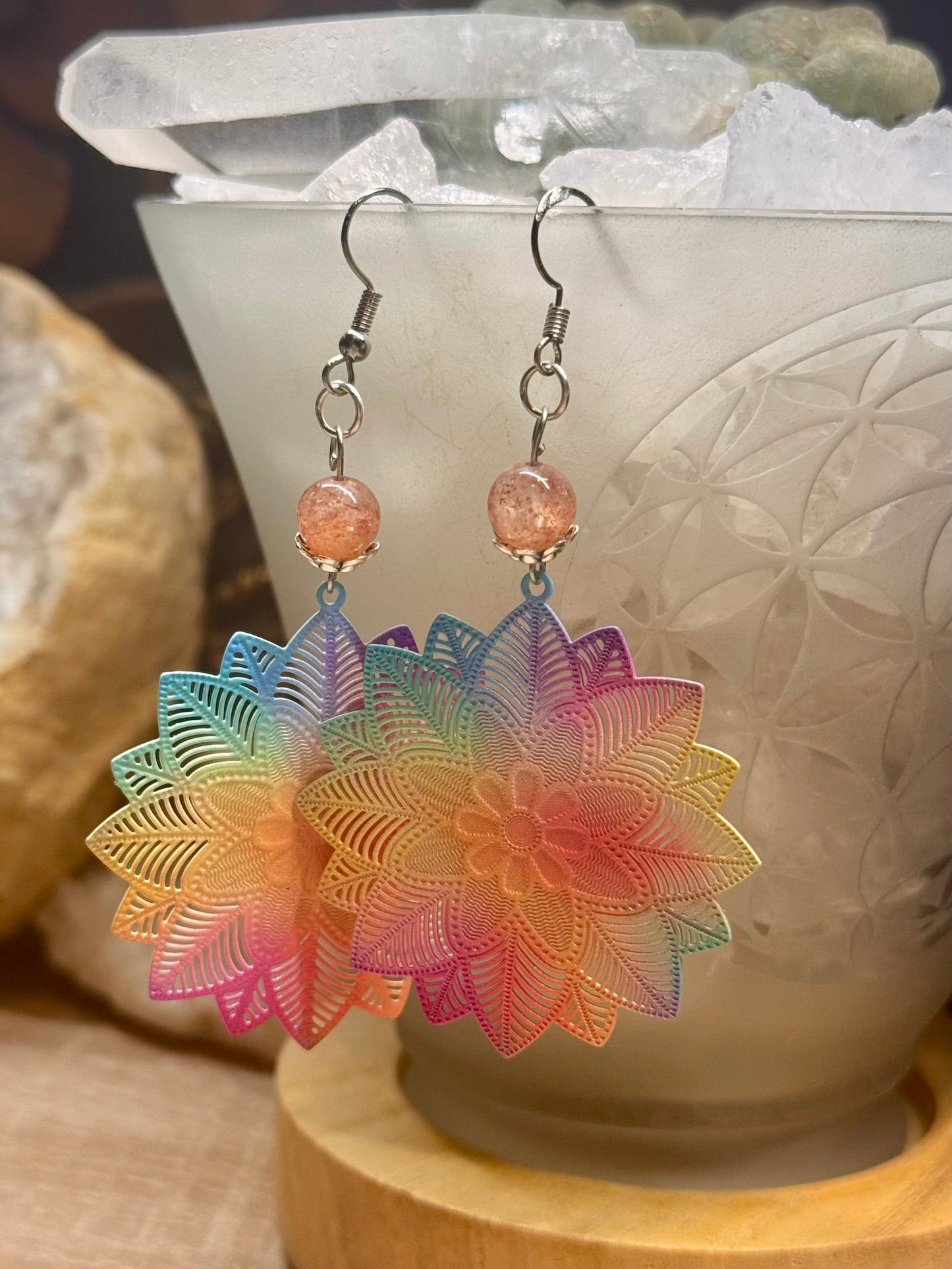 Boucles d’oreilles en couleurs