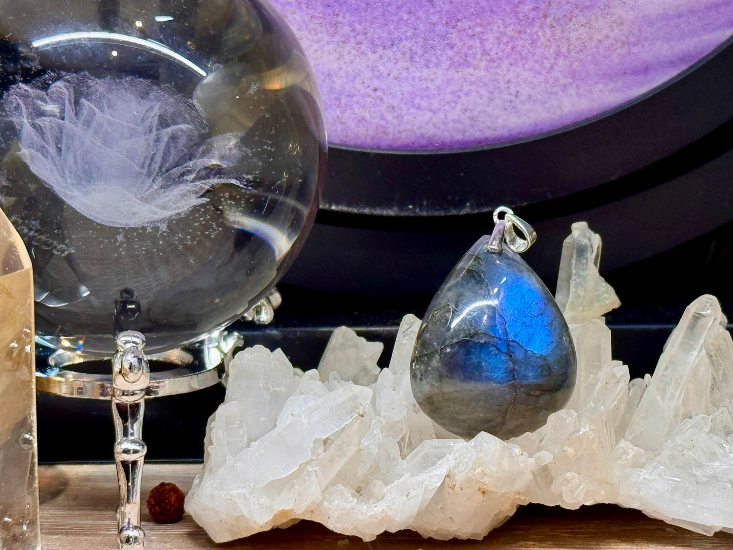 Pendentif de labradorite