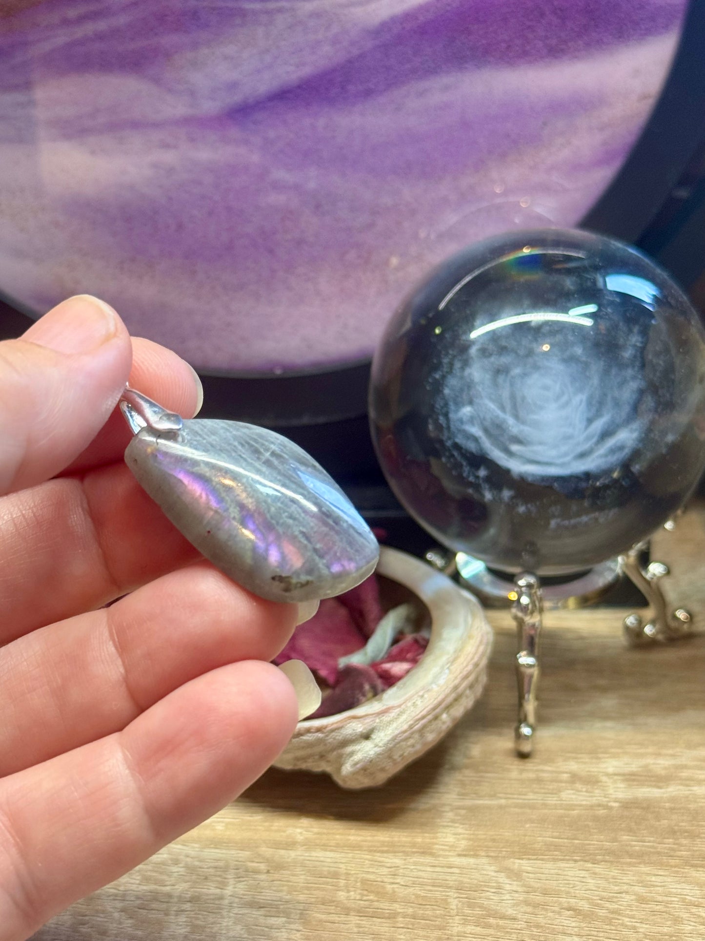 Pendentif en Labradorite