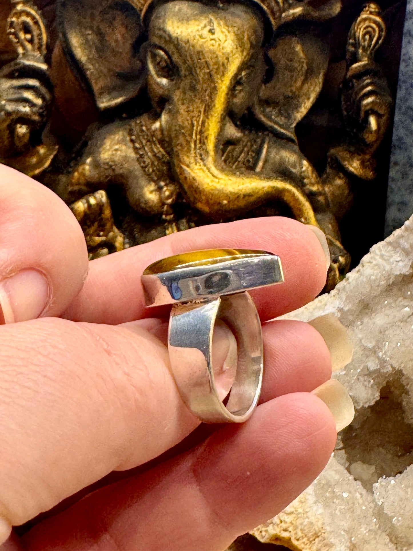 Bague Œil de tigre T56