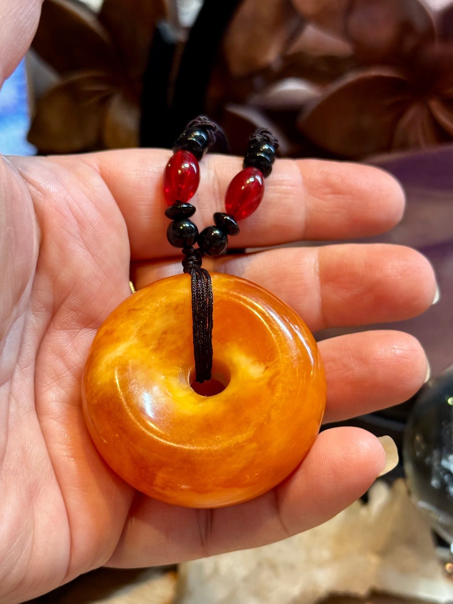 Donut d’Ambre avec cordage