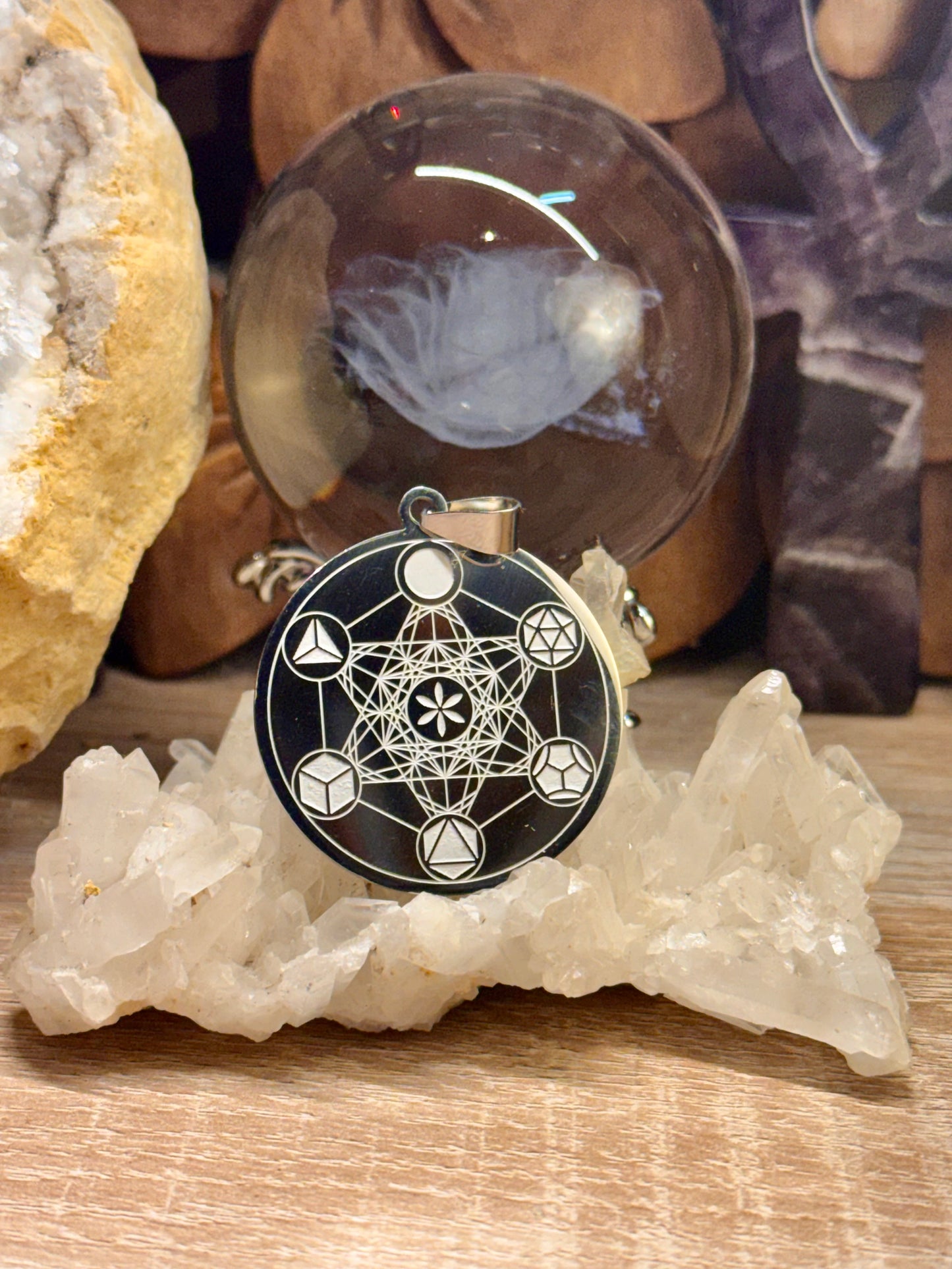 Pendentif cube de Métatron