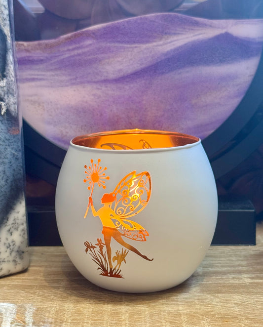 Bougeoir Fée en verre