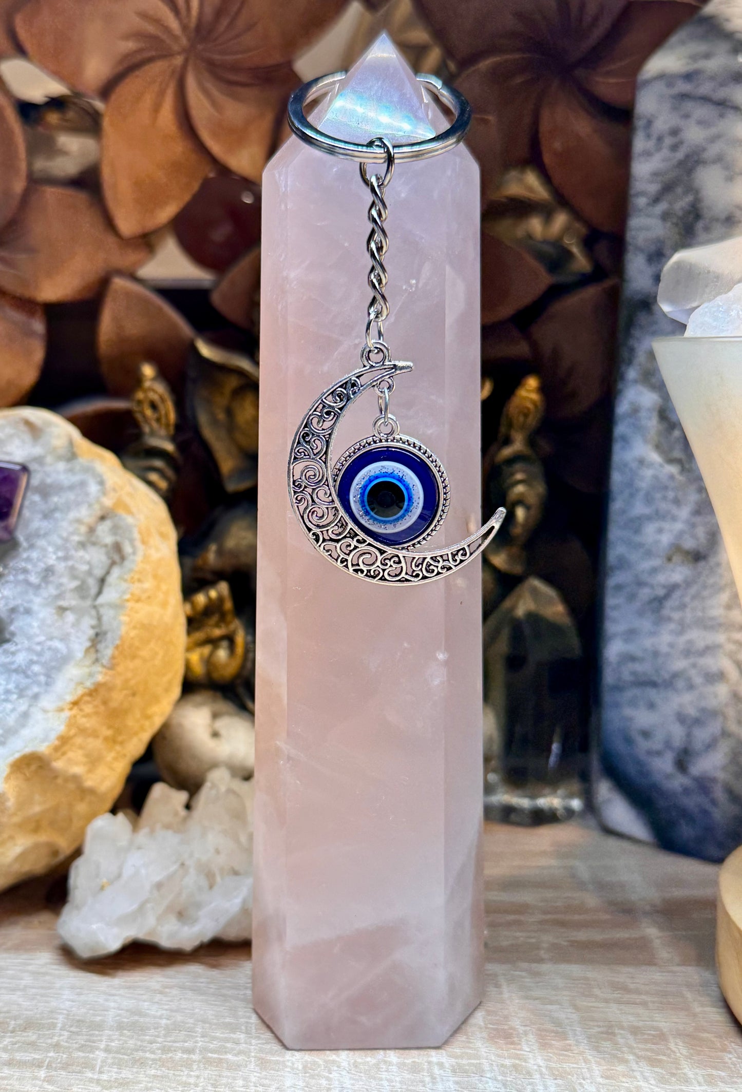 Porte-clé Œil de Nazar et labyrinthe