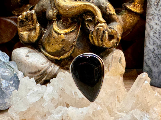 Bague d’onyx noir