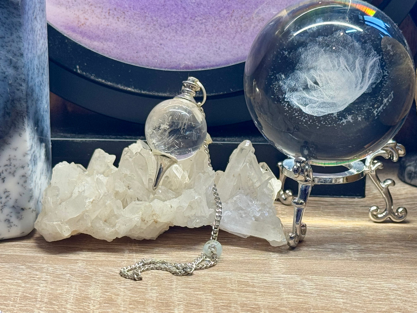Pendule sphérique Séphoroton en Cristal de roche