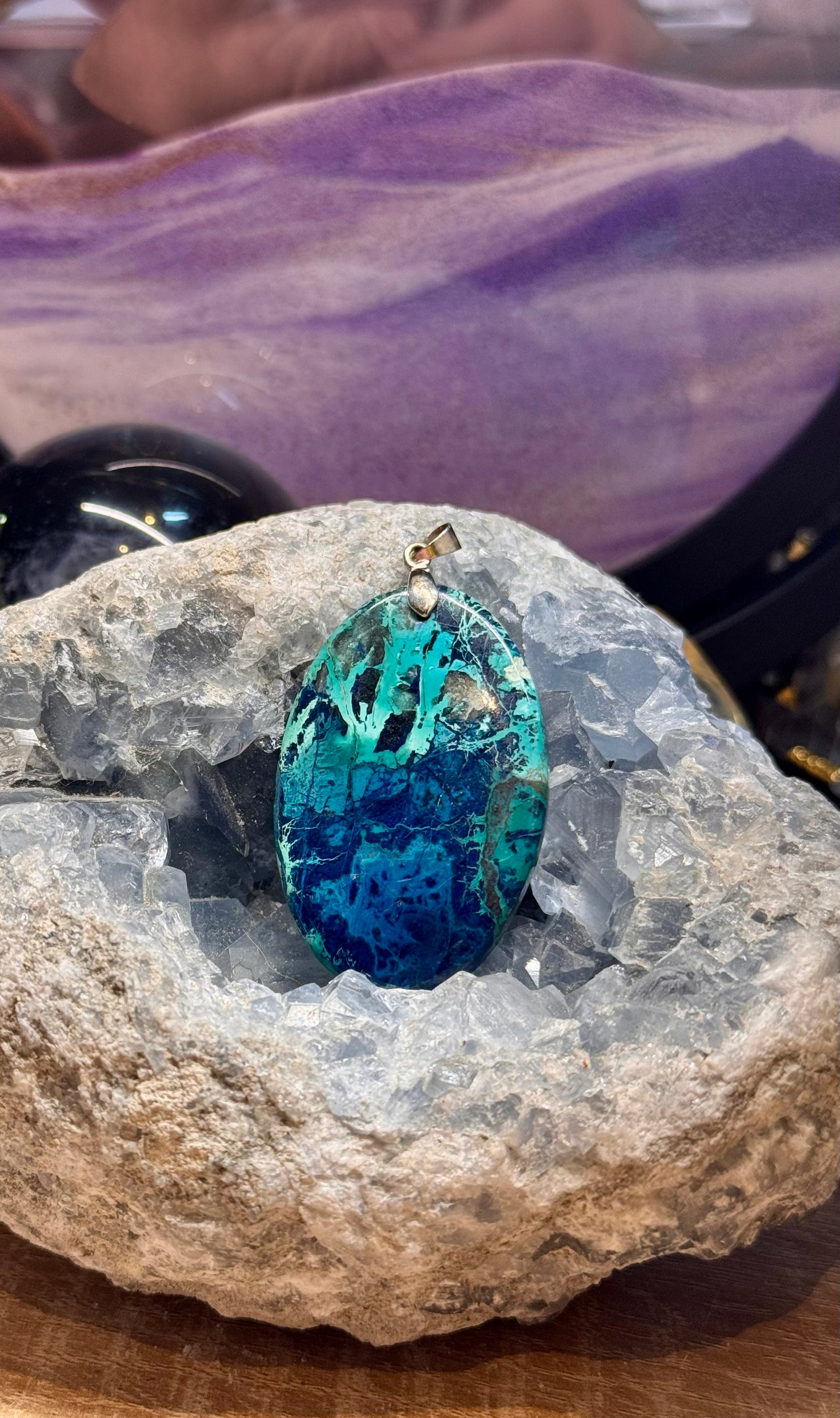 Pendentif de shattuckite