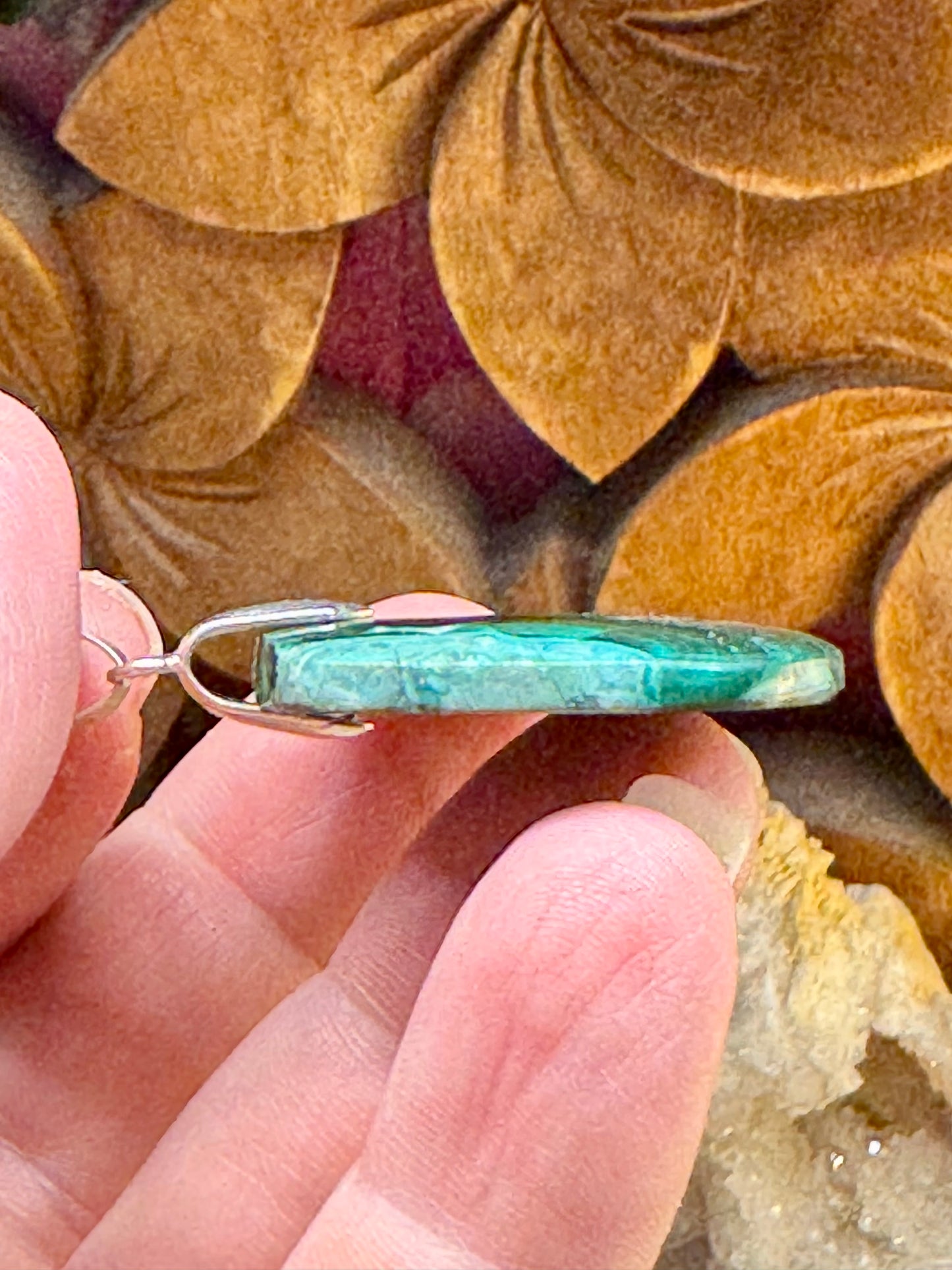Pendentif de malachite