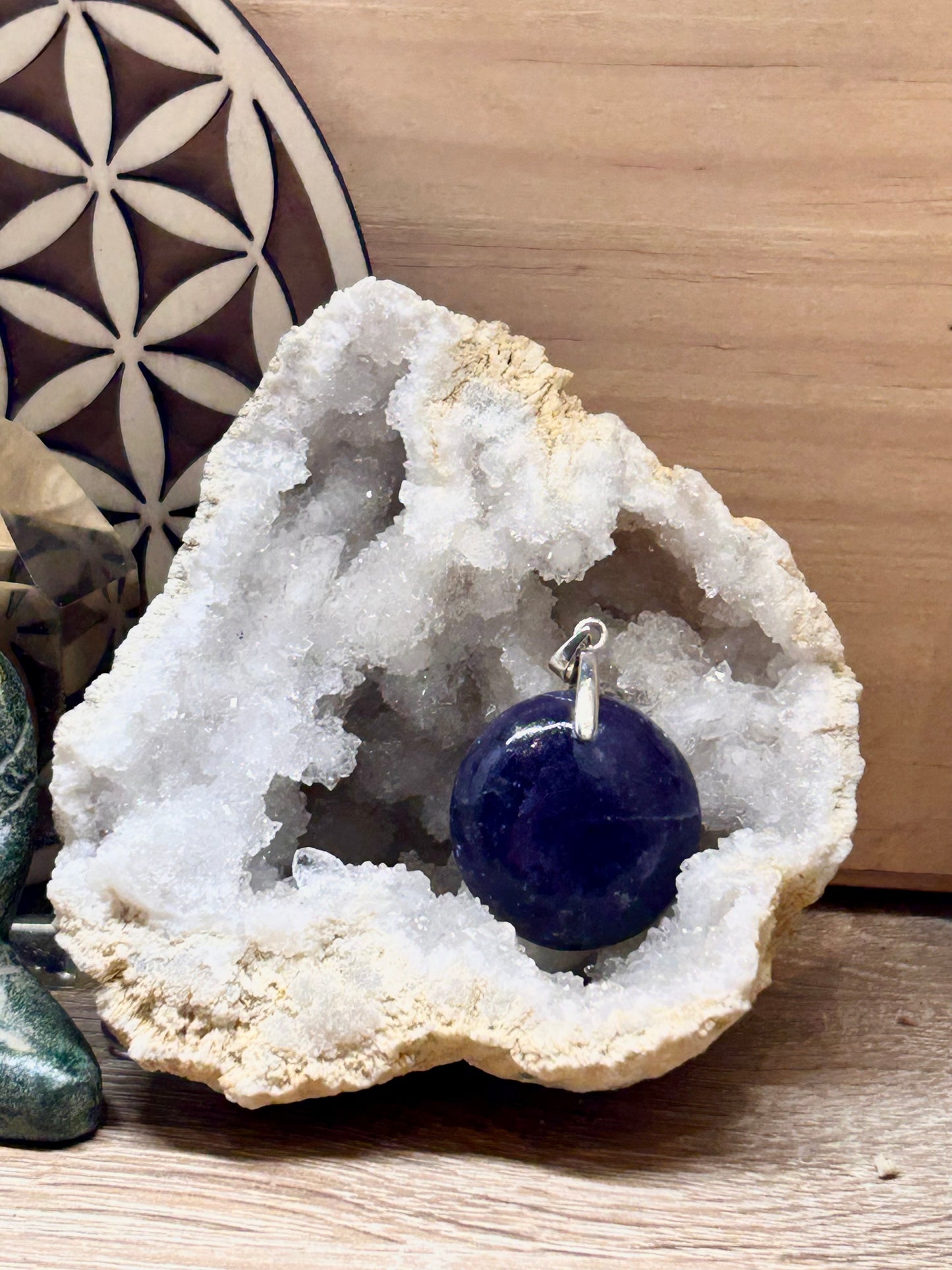 Pendentif de lépidolite