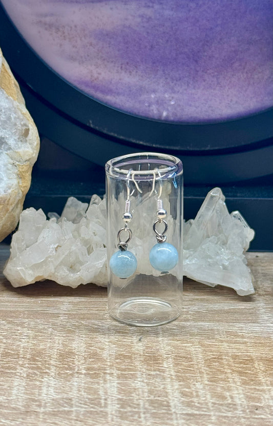 Boucles d’oreilles Aigue Marine