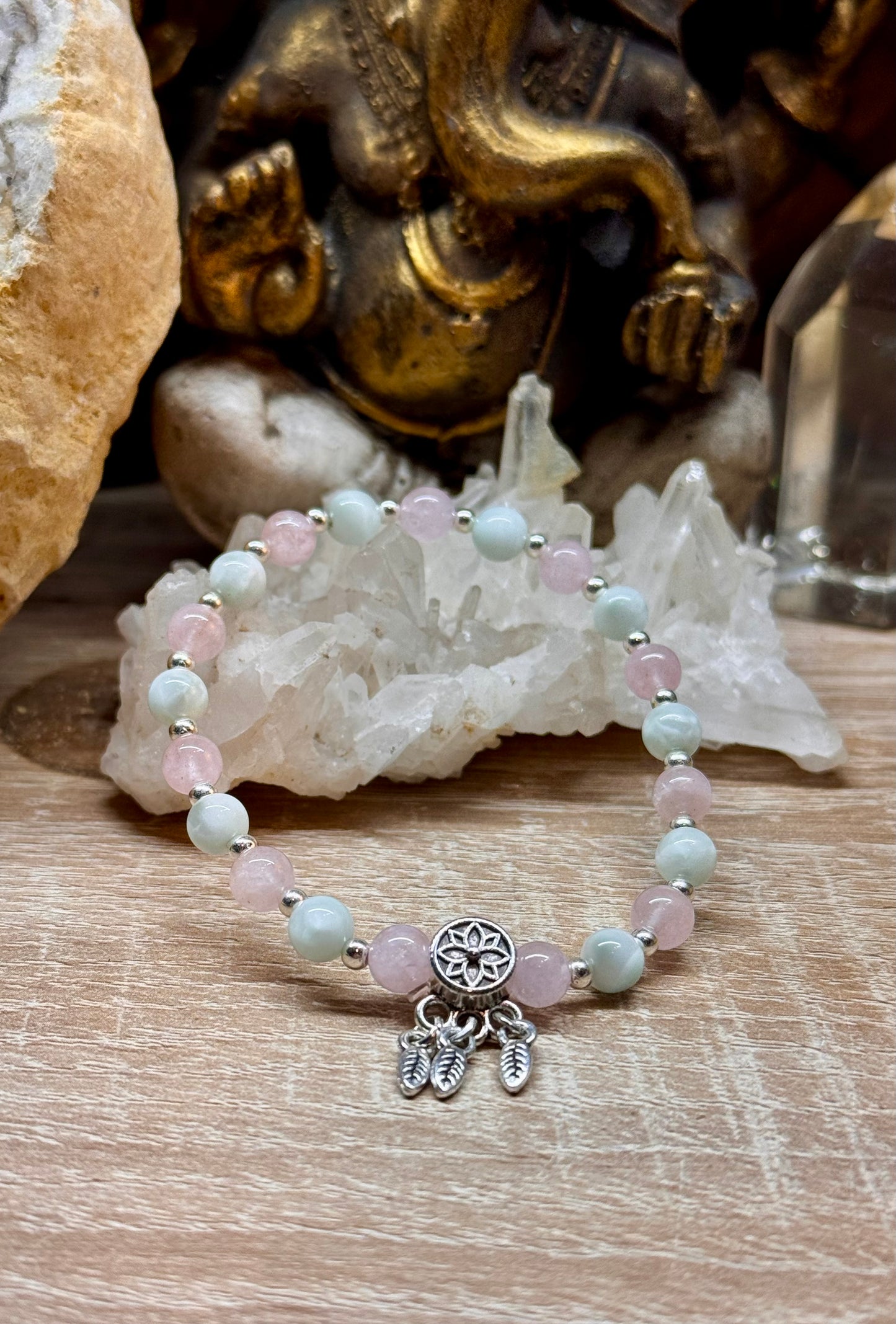 Bracelet "Compassion, Amour et Bonheur"