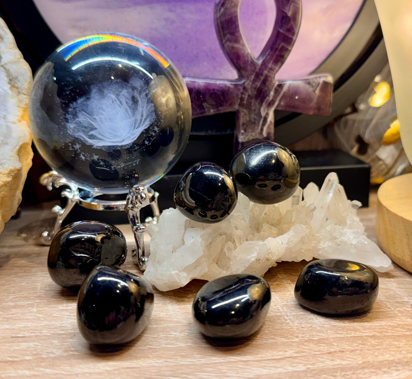 Pierres roulées de Jais