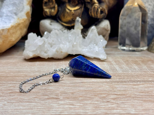 Pendule faceté Lapis-Lazuli