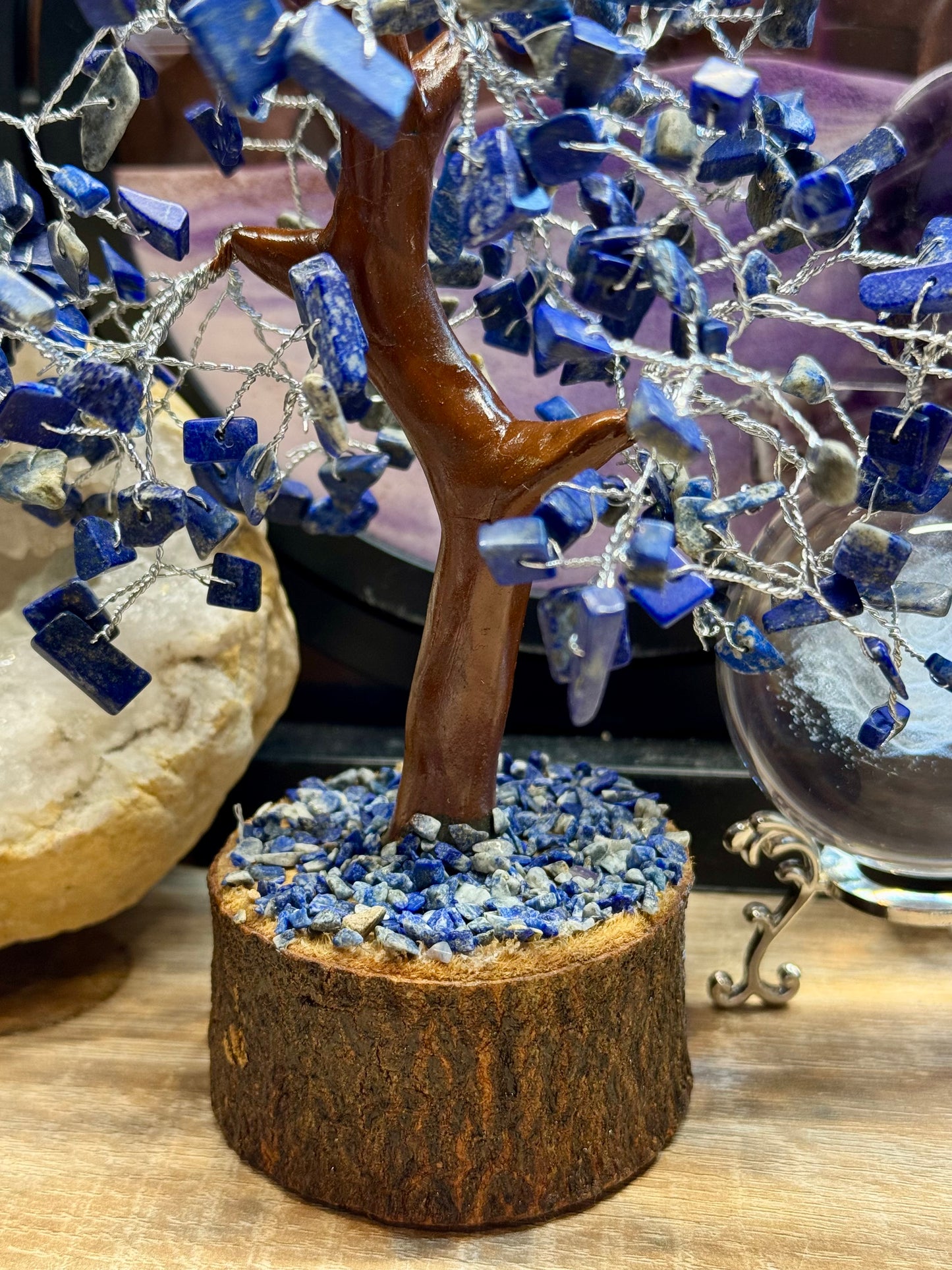 Arbre du bonheur en  Lapis-lazuli