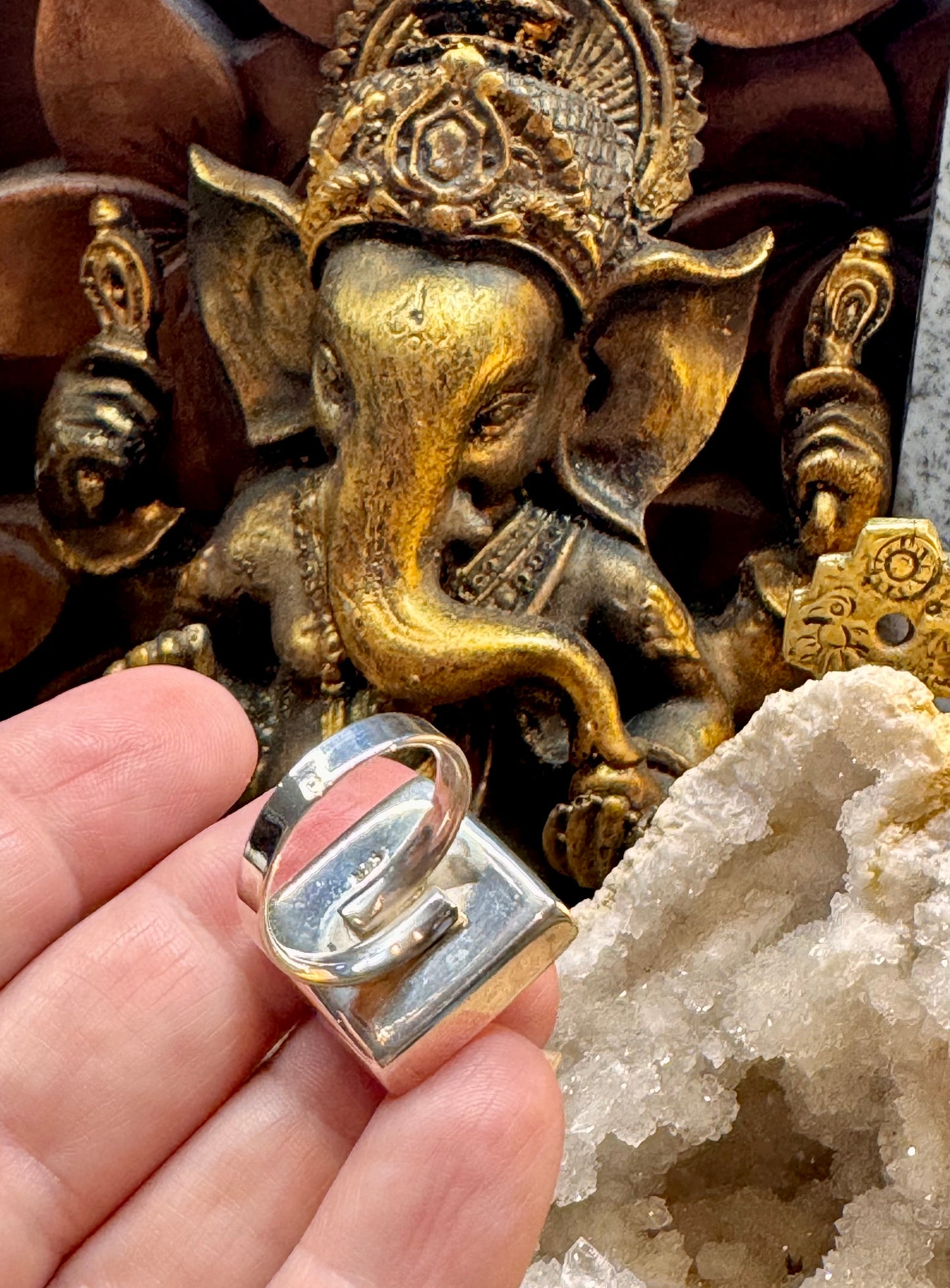 Bague Œil de Shiva T53 ajustable