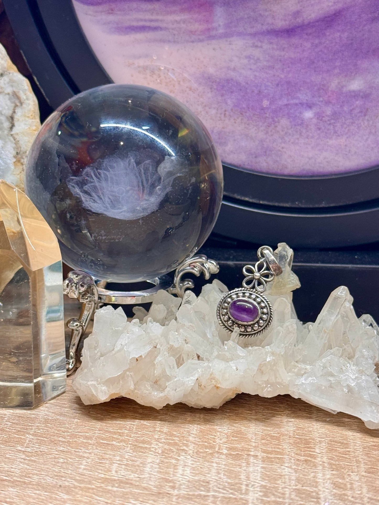 Pendentif d’améthyste