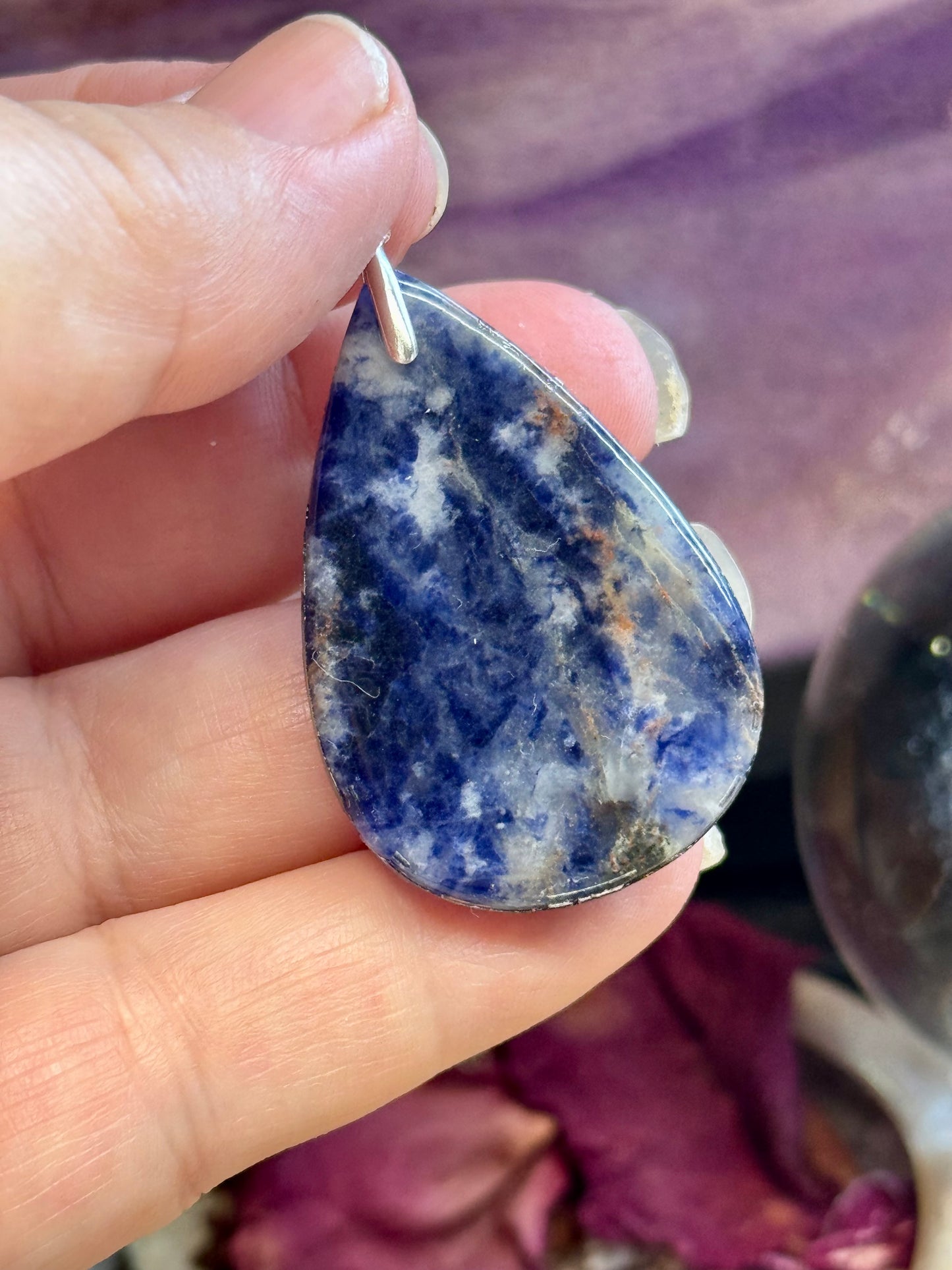Pendentif en Sodalite