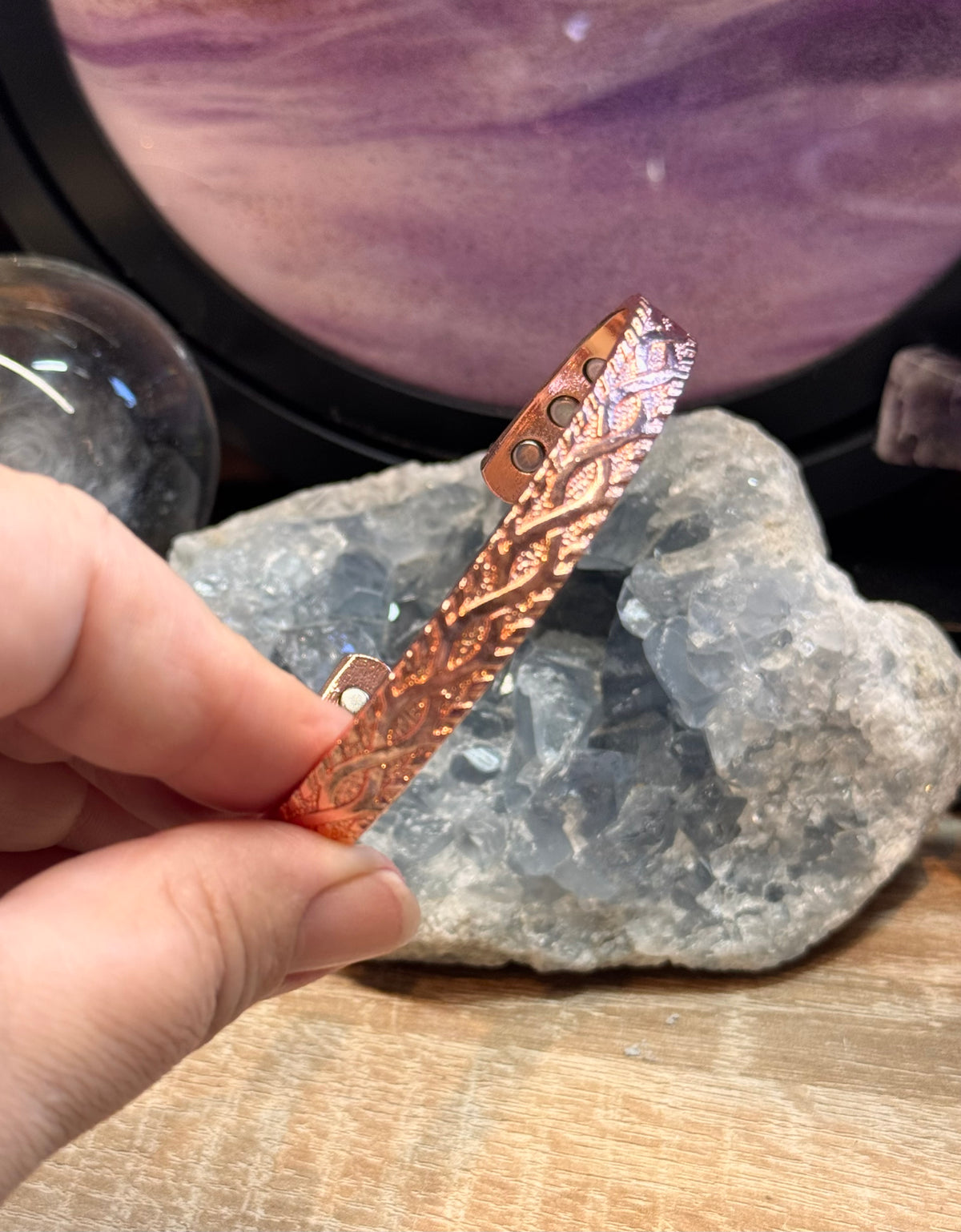 Bracelet magnétique avec aimants - I